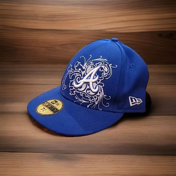 ATLANTA BRAVES CELTICUS FITTED HAT "7 5/8" NEW ERA  BLUE NEW - Picture 1 of 12
